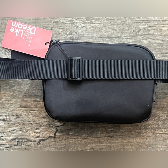 FINAL PRICE NWT Like Dream Black Belt Bag - Picture 5 of 5